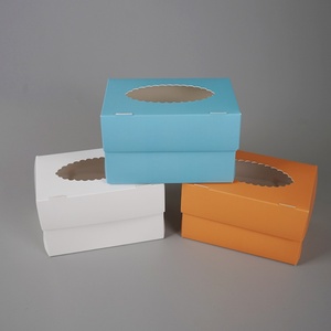 Sunshine Small MOQ Transparent Luxury Birthday Cake <b>Box</b> Window Packaging Cake <b>Box</b> - Product Image 5