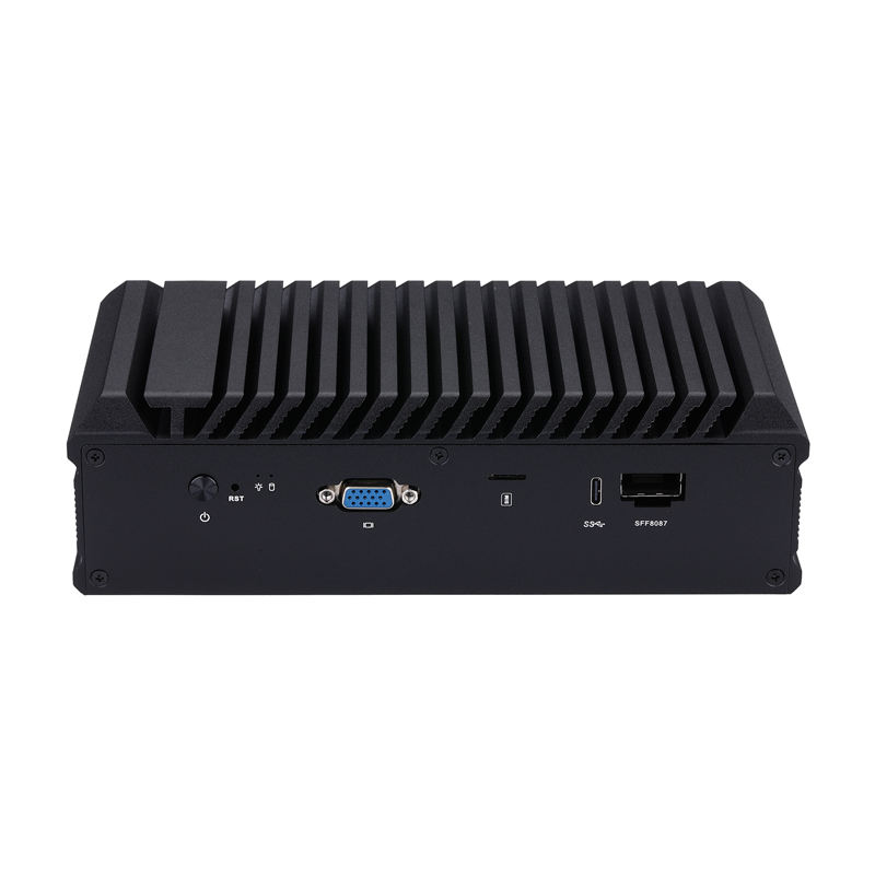 PC パソコン QOTOM-Q310G4 Industrial Nano PC Intel Dual Core 3215U CPU Fanless Computer 500GB HDD 8GB Ram 4 Ethernet Widnows Linux Qotom 4 Lan Core i3⁄i5 Mini PC Qotom-Q300G4 with Core i3-5005U⁄i5