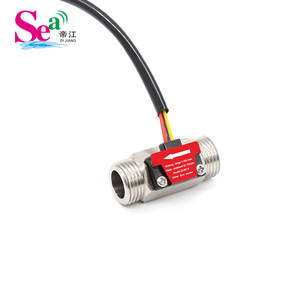 Nước ZJ-B1-S Dispenser cảm biến lưu lượng tuabin lưu lượng kế DC24V G1/2 ''thép không gỉ 1-25lpm nhiệt độ cao kháng 100 ℃ NPN đầu ra - Product Image 2