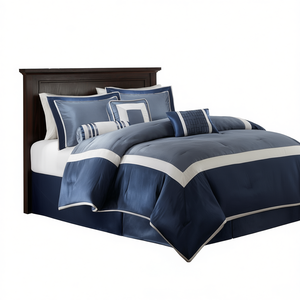 7 Piece <b>Comforter</b> <b>Set</b> Queen King Super King Size Floral Solid Printed Woven Polyester Home Bedding - Product Image 1