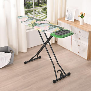 Европейская настенная гладильная доска с сетчатым верхом, экономия пространства, складная гладильная доска для отеля с широкой пластиковой подкладкой для железа - Product Image 1