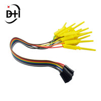 Lot de 10 pinces de test haute performance de 20 cm pour analyseur logique, sondes de câble, kit de pinces de test jaune/rouge/noir/vert – Vente en gros