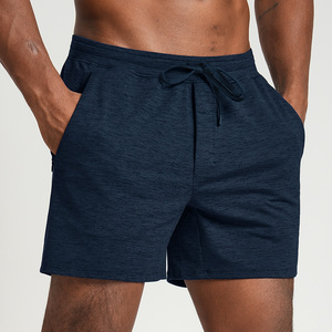 Shorts de sport en polyester pour hommes 2026, taille élastique en tricot texturé, confortables et décontractés pour le quotidien - Product Image 2
