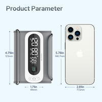 Tensiomètre électronique Bluetooth TRANSTEK, écran LCD, automatique, intelligent, sans fil, pour le bras supérieur, tensiomètre numérique