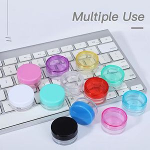 1g 205g 3g 5g Mini PS-Dose Leere Plastikbehälter Kleine Tiegel mit Deckel Kosmetikbehälter für Cremes Probendose - Product Image 2