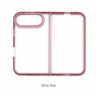 Coque de téléphone transparente en acrylique pour iPhone Duo, impression de logo personnalisée, protection contre les chocs, transparente comme du cristal, bordure colorée, vente en gros OEM