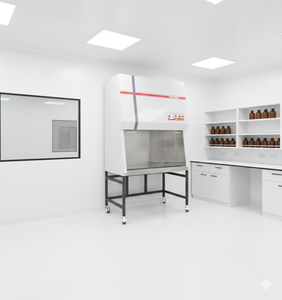 Gabinete de flujo de aire laminar vertical Mac (Pro) Nueva condición Operaciones de laboratorio controladas por contaminación sin polvo Direct India - Product Image 3