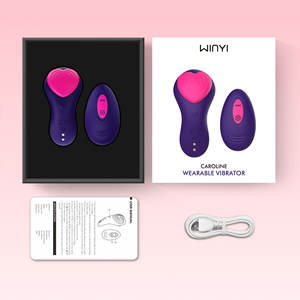 Vibrador Pequeño en Forma de Corazón WinYi, Personalizable, para Clítoris y Ano, Juguetes Sexuales para Mujeres Adultas, Vibrador para Parejas, Venta al por Mayor - Product Image 6