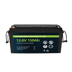New Designed 150 ah 12 v battery 150 amp BMS lithium battery with lcd screen