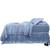 Housse de couette en soie de qualité supérieure 6A, housses de literie en soie, housses de draps en soie