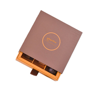 Caja de Regalo de Cartón con Cajón para Chocolates, Personalizada, de Lujo, Grande, con Cinta, para Empacar Galletas y Pasteles
