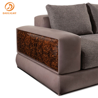 Sofa Luxus Modernes Polsters ofa mit mehreren Plüsch kissen High-End Komfortable Wohnzimmer möbel