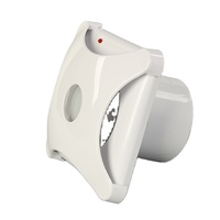 Vente en gros 100-150mm Salle de bain Douche Cuisine Montage mural Obturateur Ventilation Ventilateur extracteur d'air avec éclairage LED
