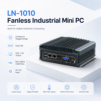 Computadora Integrada Sin Ventilador I3-5100U I5-5200U I7-5500U CPU Doble LAN 2 COM USB HD VGA SSD para Gabinete de Automatización PC Industrial