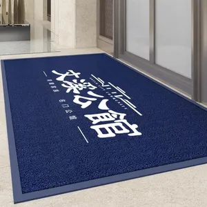 Alfombrilla de PVC para puerta de fibra de coco, alfombrilla de bienvenida para interiores y exteriores, felpudo frontal, alfombras antideslizantes, alfombrillas para puerta de fibra de coco para el hogar