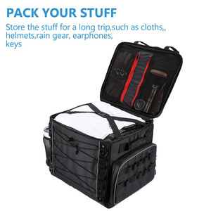 Bolsa de Equipaje Universal Impermeable y Acolchada para Motocicleta ATV, Bolsa de Almacenamiento para Asiento de Motocicleta ATV UTV, Muestra Gratuita Personalizable - Product Image 2