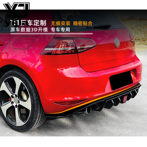 Diffusore Posteriore in Plastica Nera Lucida con Luce per VW Golf Mk7 GTI GTD 2013-2016 - Product Image 2
