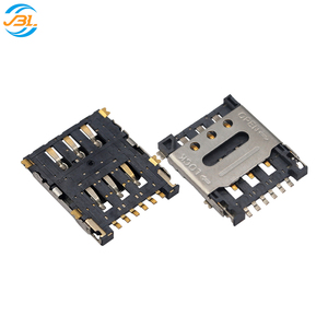 Nano <span class=keywords><strong>Sim</strong></span> khe cắm thẻ kết nối 6 pin lật Bìa Stype 1.45H - Product Image 5