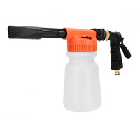 Pistolet à mousse pour tuyau d'arrosage, vente directe usine, canon à mousse réglable OEM pour lavage de voiture et nettoyage de véhicules
