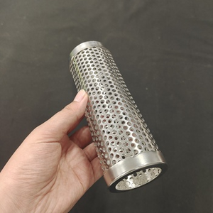 Filtre en maille métallique pour tuyau à fumée de <span class=keywords><strong>barbecue</strong></span>, qualité alimentaire, boîte blanche, acier inoxydable 304, bois de fruit, fumée de bacon, tuyau à fumée pour <span class=keywords><strong>barbecue</strong></span> - Product Image 2