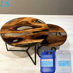 PU de poliuretano de resistencia amarilla ultra <span class=keywords><strong>clara</strong></span> Dos partes de pegamento ab liquido para la losa de arte de rio epoxi sola - Product Image 6