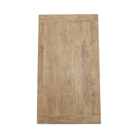 Vente en gros de table à manger rustique vintage en bois recyclé massif en bois d'orme dessus