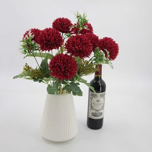 Ramo de Crisantemos Artificiales Jessie de 48 cm, Flor de Seda para Decoración de Bodas y Hogar - Product Image 2