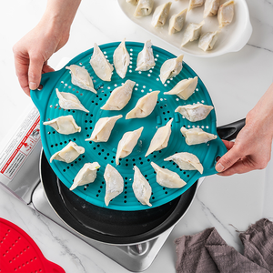 Tapa de tapón para derrames, tapa para hervir sobre lavavajillas, apto para microondas, salpicaduras, tapa para alimentos, tapas de silicona sin BPA para el hogar y la cocina - Product Image 5