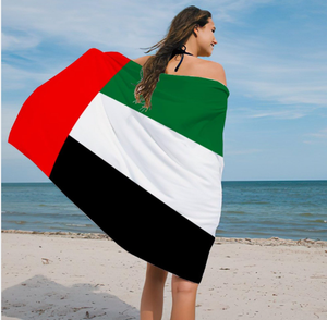 2025 Offre Spéciale été produits Zambie drapeau Football sport Fitness Gym serviette piscine serviette de plage - Product Image 3