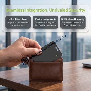Airtags GPS para tarjetas Android mini, paquete de 4, localizador de doble sistema, regalos promocionales para empresas, pulsera personalizada con <span class=keywords><strong>2</strong></span> etiquetas - Product Image 5