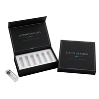 Scatola Personalizzata per Confezionamento Peptidi, Scatola per Fiale da 3ml, Scatole in Carta con Chiusura Magnetica in Cartone Grigio per Spedizioni e Imballaggi per Piccole Imprese