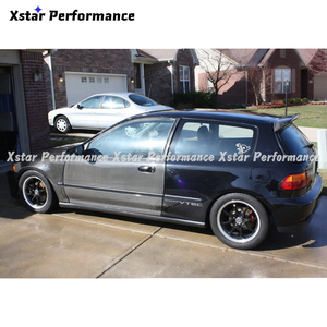 Porte en fibre de carbone forgée de style OEM pour Honda <span class=keywords><strong>Civic</strong></span> 5e génération EG Hatchback EJ Coupé 1992-1995 - Product Image 2
