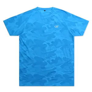 Qianzun thiết kế người đàn ông nhanh chóng làm khô 150Gsm Polyester và Spandex cation vải áo thun - Product Image 1