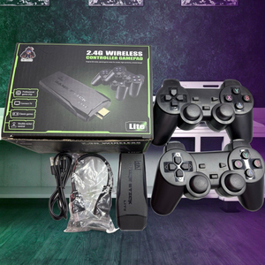 M8 4K Game Stick Console per Videogiochi Classica 20000+ Giochi Retrò Doppio Joystick 2.4GHz HDMI Plug and <span class=keywords><strong>Play</strong></span> Box da Gioco per TV Familiare per PS1 - Product Image 5