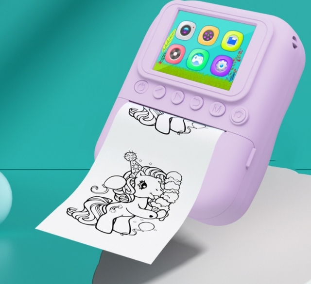Customized Instant Print Camera for Kids 1080P HD Kids Digital Cameras Christmas Birthday Gifts Instant Print Photos Camera