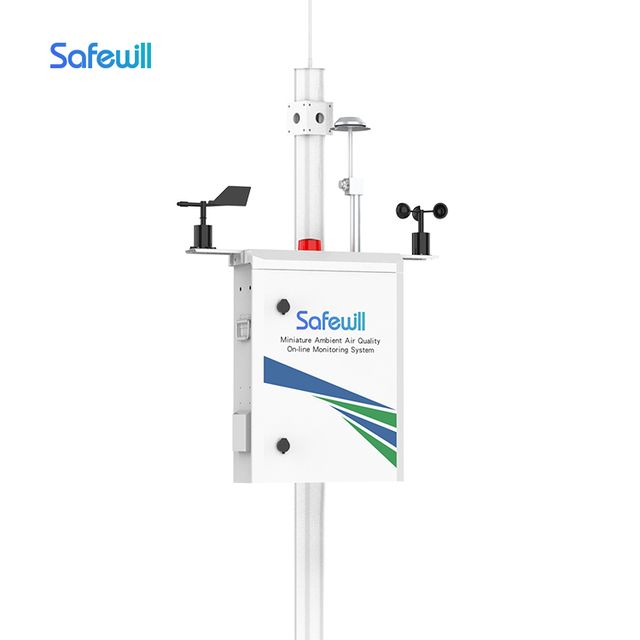 Safewill Wholesale Air Quality Monitor Small Solar Automatic Weather Station with 10 Outdoor Weather Sensors