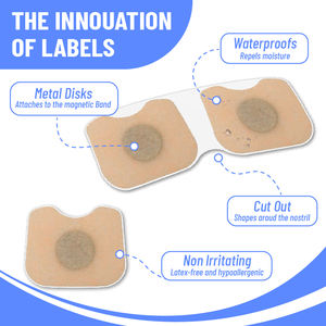 Dilator pernapasan hidung, Strip hidung magnetik hidung, Strip hidung magnetik mendengkur - Product Image 3