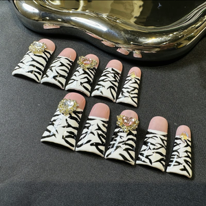 JOYPET Supply-<span class=keywords><strong>Manucure</strong></span> à pression personnalisée <span class=keywords><strong>de</strong></span> haute qualité, avec trois modèles d'ongles faits à la main - Product Image 1