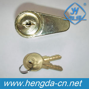 YH9008摩托车盘式锁防盗锌合金小型重型挂锁带钥匙安全新条件 - Product Image 5