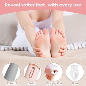 Dispositivo Eléctrico para Remover Callos y Exfoliar los Pies con Alimentación USB y Cabezales <span class=keywords><strong>de</strong></span> Repuesto para Pedicura - Product Image 4