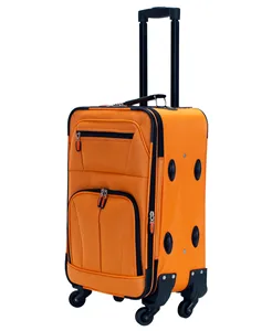 Genişletilebilir taşınabilir hafif bavul yumuşak seyahat dik bagaj ile Spinner tekerlekler el bagaj çantaları