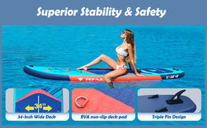 Kayak Inflable para Pesca, Tabla de SUP, Tabla de <span class=keywords><strong>Paddle</strong></span> <span class=keywords><strong>Surf</strong></span>, 10'6*32"*6" con Bomba y Remo, Venta al Por Mayor - Product Image 3