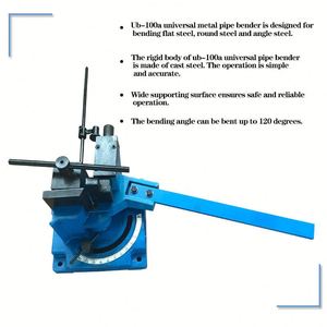 Machine de formage robuste UB100A pour barres carrées et rondes, plieuse manuelle pour barres d'acier, machine de pliage universelle pour barres plates et tuyaux - Product Image 5