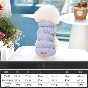 PU su geçirmez rüzgar kış sıcak yumuşak polar köpek ceket pamuk yastıklı köpek Puffer yelek ceket küçük yavru köpekler için kedi - Product Image 4