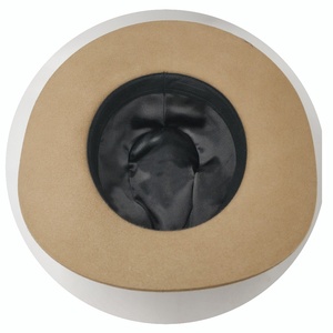 Sombrero Fedora Clásico Unisex de Ala Ancha, Hecho a Mano, de Fieltro de Lana 100%, con Elegante Banda de Cuero, Venta al Por Mayor - Product Image 4