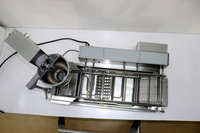 Nouvelle machine à beignets entièrement automatique 220V, machine à faire des gâteaux commerciale, équipement de boulangerie à haute efficacité pour la production de beignets