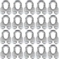 Collier de serrage pour câble métallique en acier inoxydable M3 de 1/8 pouce, Chine, système impérial/métrique