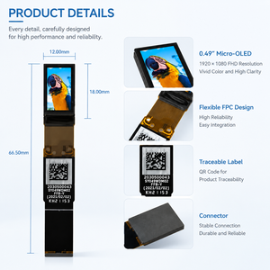 Écran MICRO OLED SeeYA Si-oled 0,49 pouces 1800 nits pour caméras thermiques, vision nocturne, viseurs de fusils et caméras HD - Product Image 2