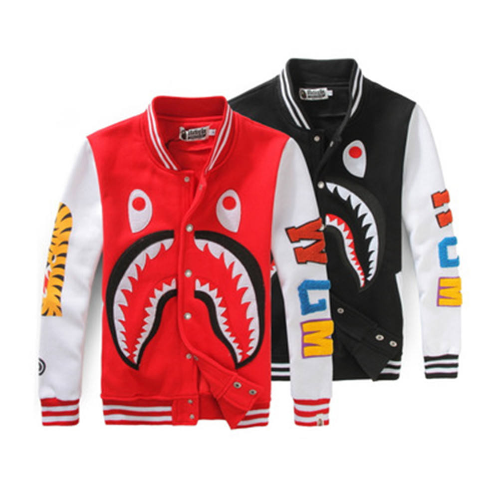 shark mouth bomber jacket