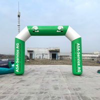 Arche gonflable géante personnalisée avec impression de logo LED, étanche, pour événements de marathon, publicité extérieure